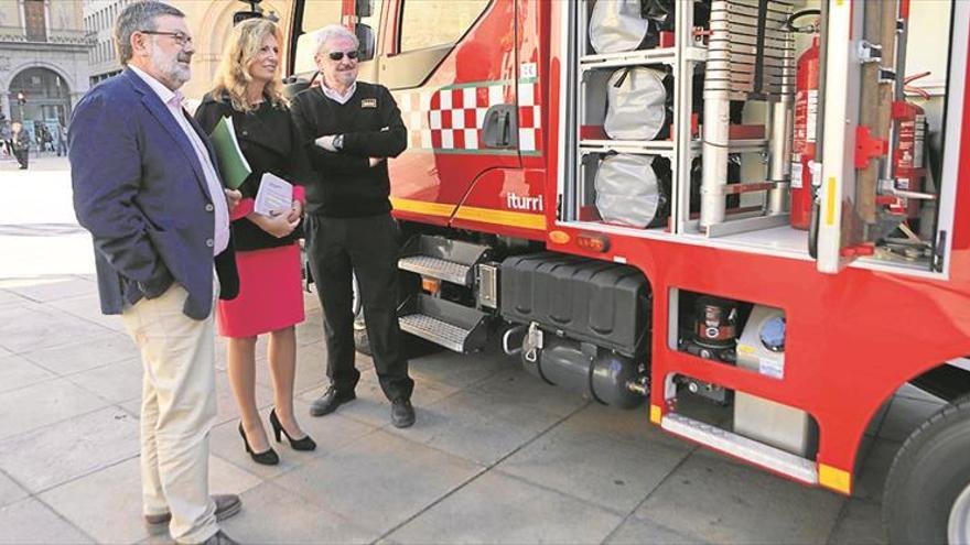 Castellón compra un ‘minicamión’ de bomberos para calles estrechas