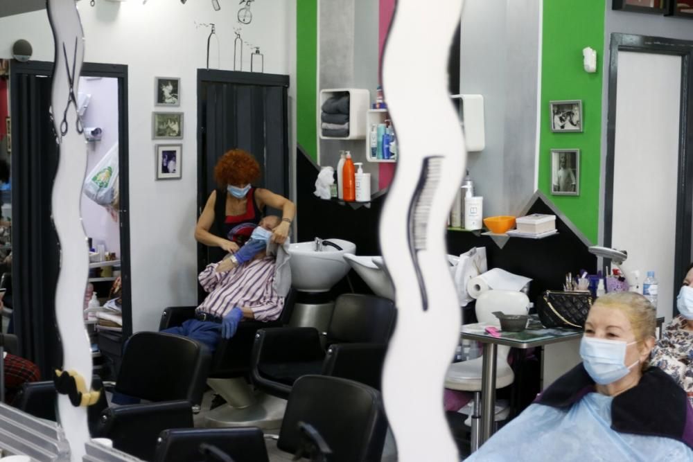 Apertura de las peluquerías con muchas medidas de seguridad en la Fase 0.
