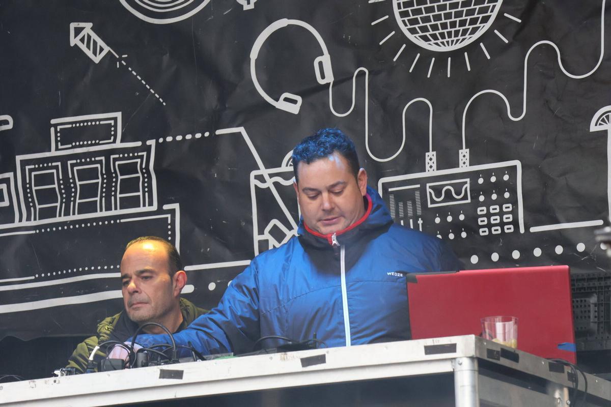 Celebración de las campanadas en el Mercado de Abastos de Zamora.