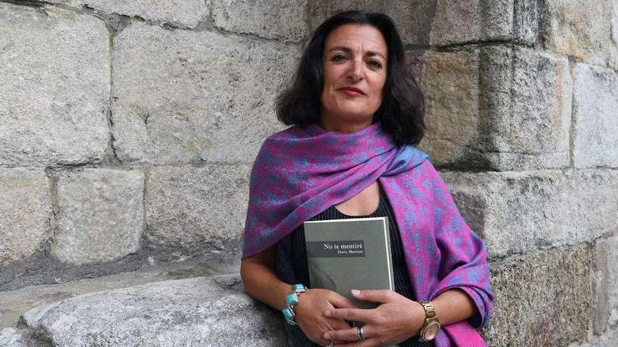 La escritora y periodista Doris Martínez, durante la presentación de su libro &#039;No te mentiré&#039; en Berbiriana.