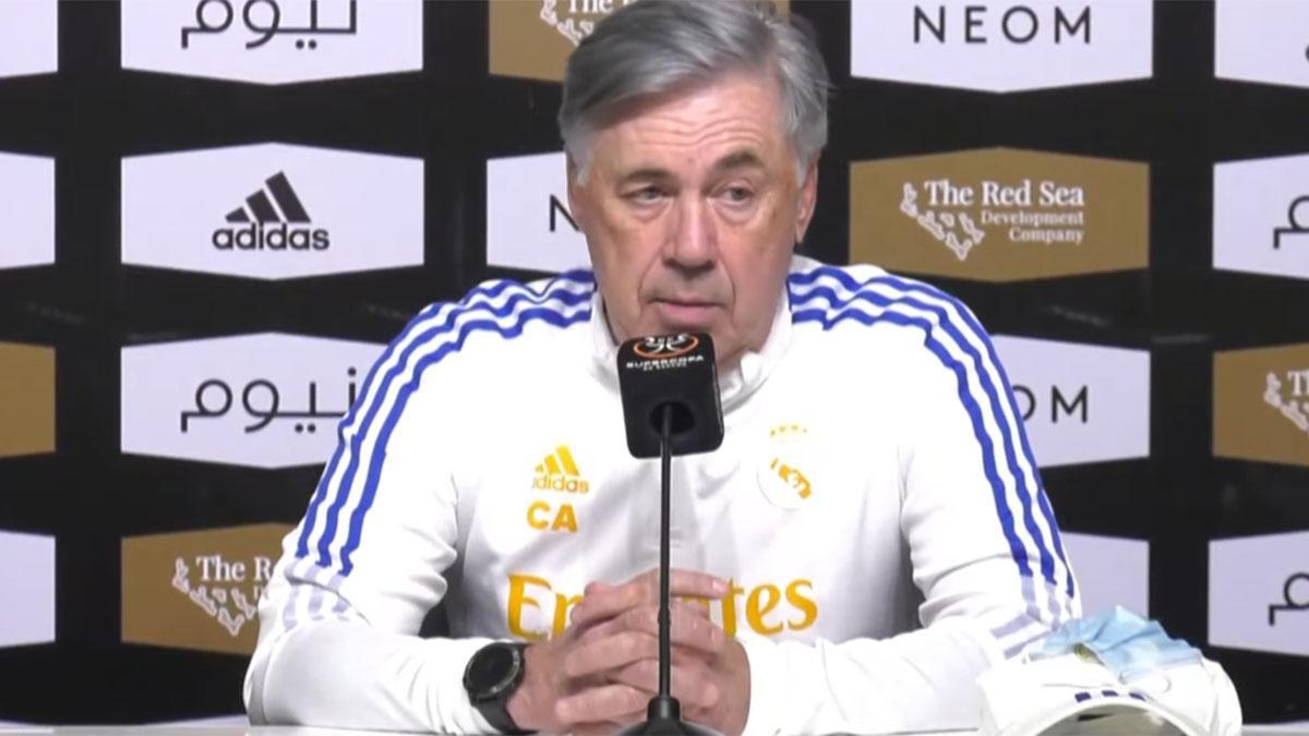 Ancelotti reconoce dudas para formar el once de cara al partido contra el Barcelona