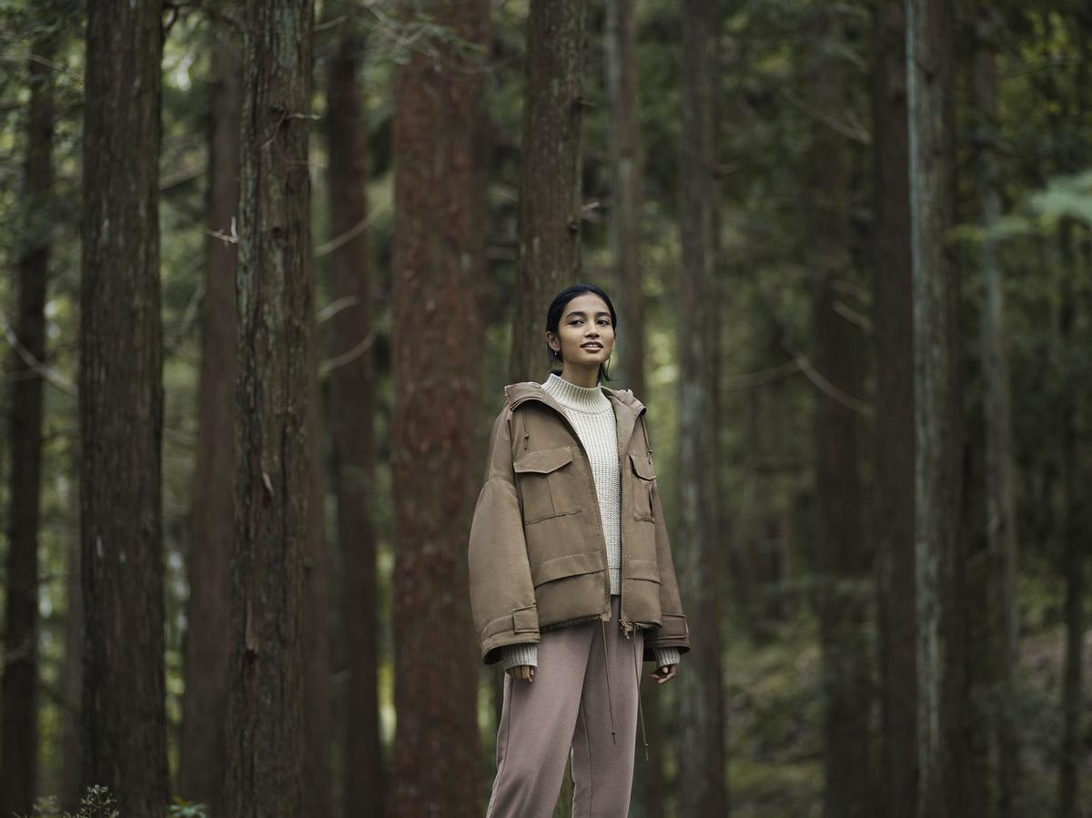 Look de la colección de White Mountaineering para Uniqlo