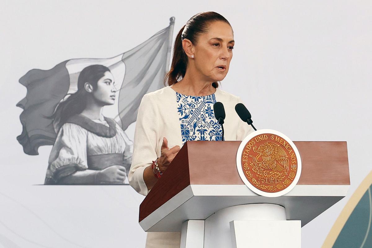 La presidenta de México, Claudia Sheinbaum. Fotografía de archivo. EFE/ Sáshenka Gutiérerz