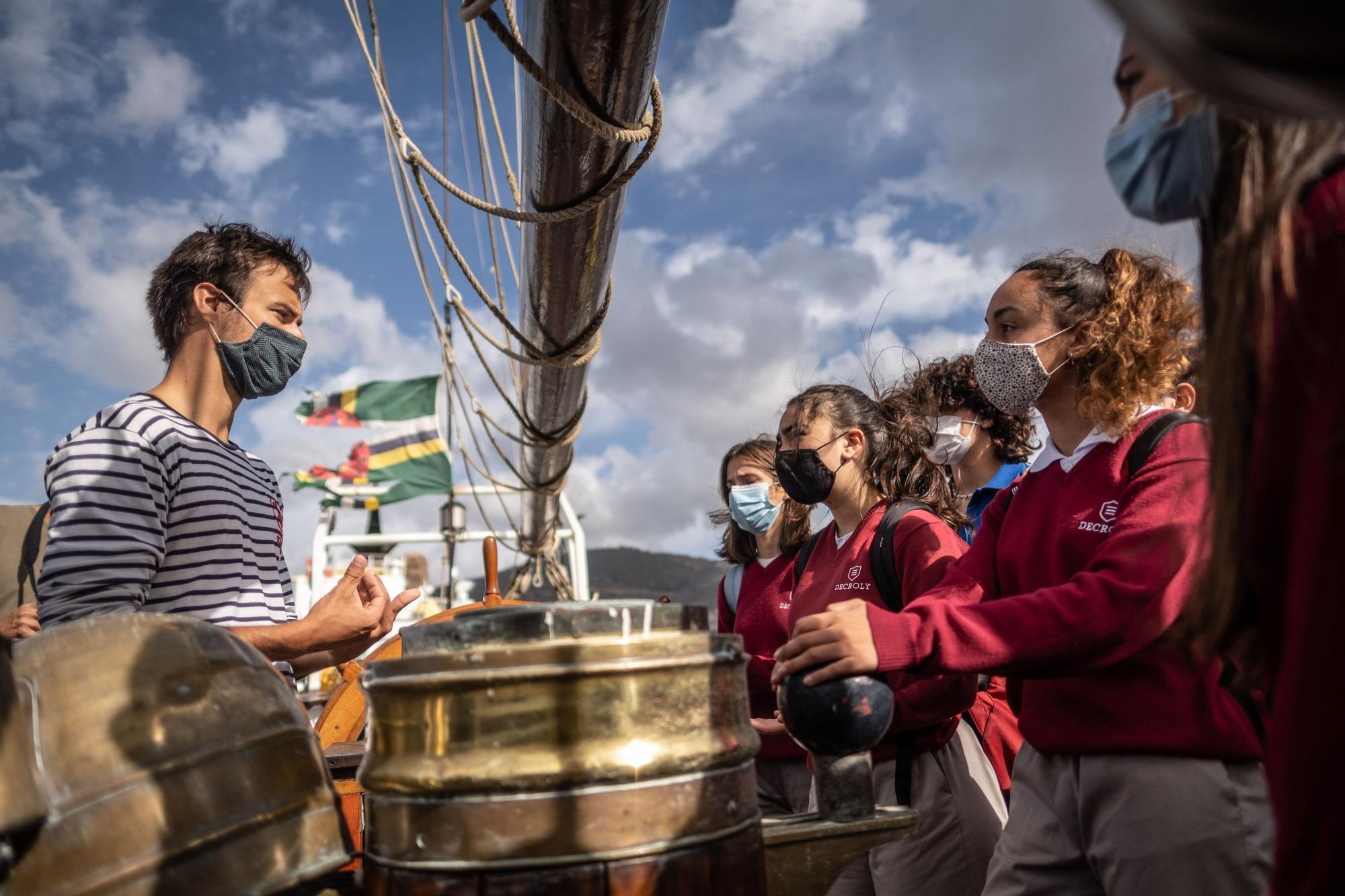 Visita a Tenerife del velero de la ONG medioambiental ‘Wings of the Ocean’