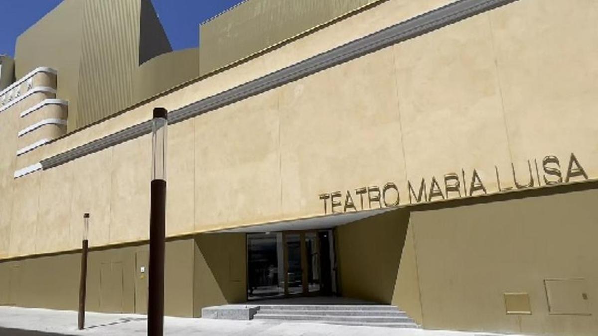 Imagen del Teatro María Luisa, en Mérida.
