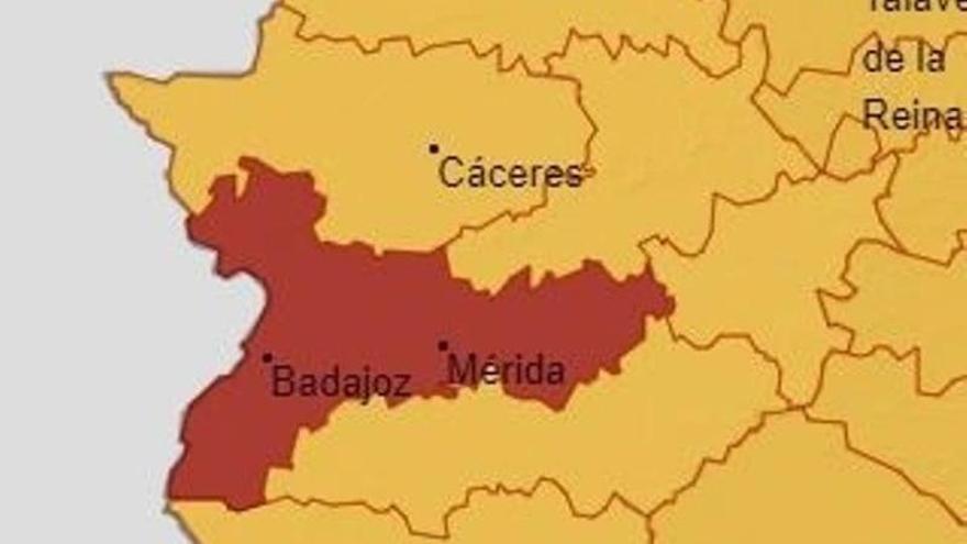 Alertas en Extremadura para el 16 de julio