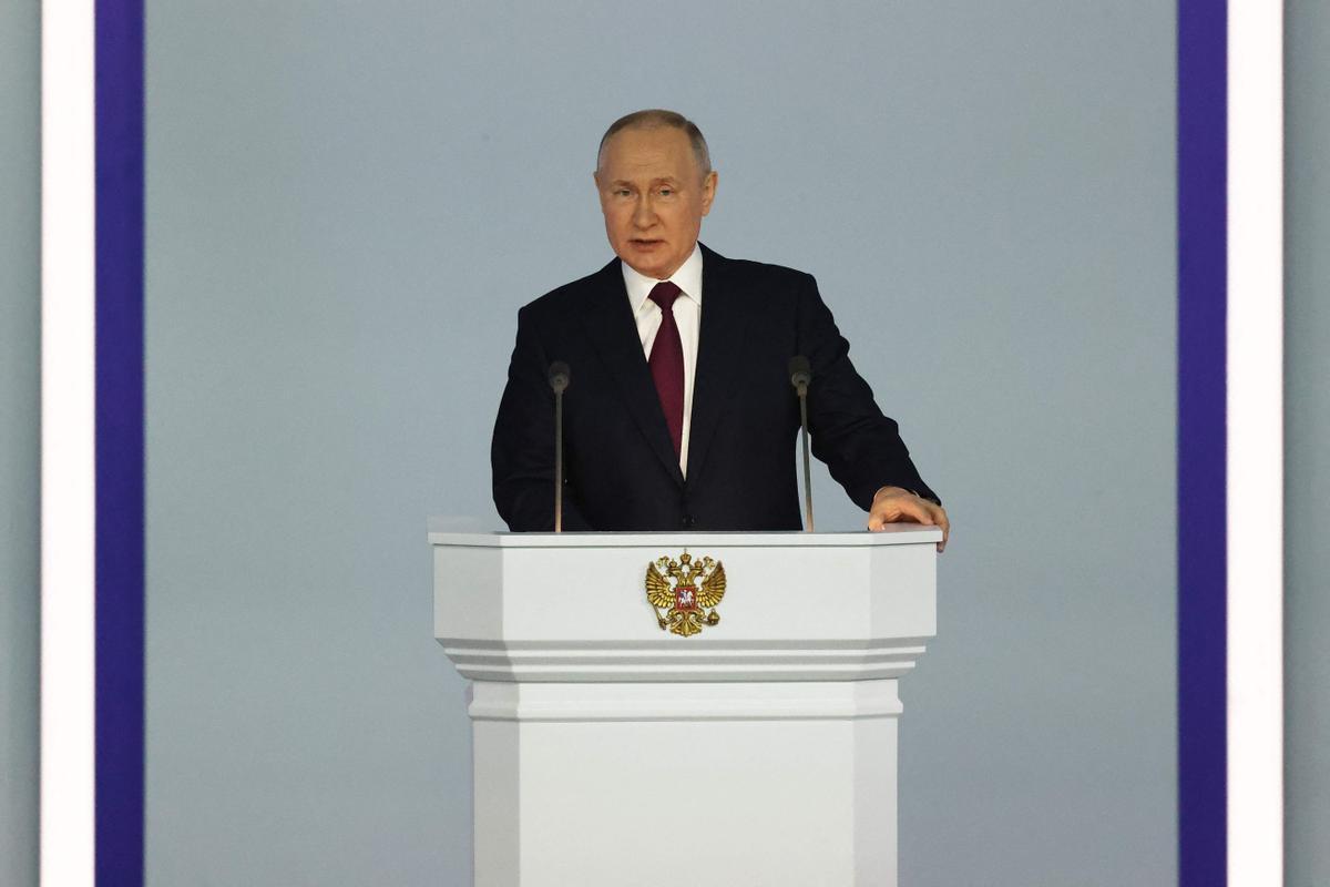 Vladimir Putin pronuncia el discurso del Estado de la Nación