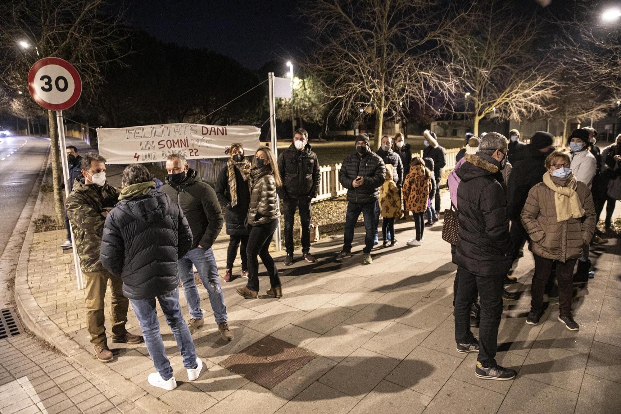 Dani Oliveras és rebut amb tots els honors a Vilablareix