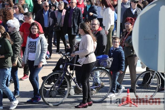 Los Alcázares se echa a la calle para exigir soluciones a las inundaciones