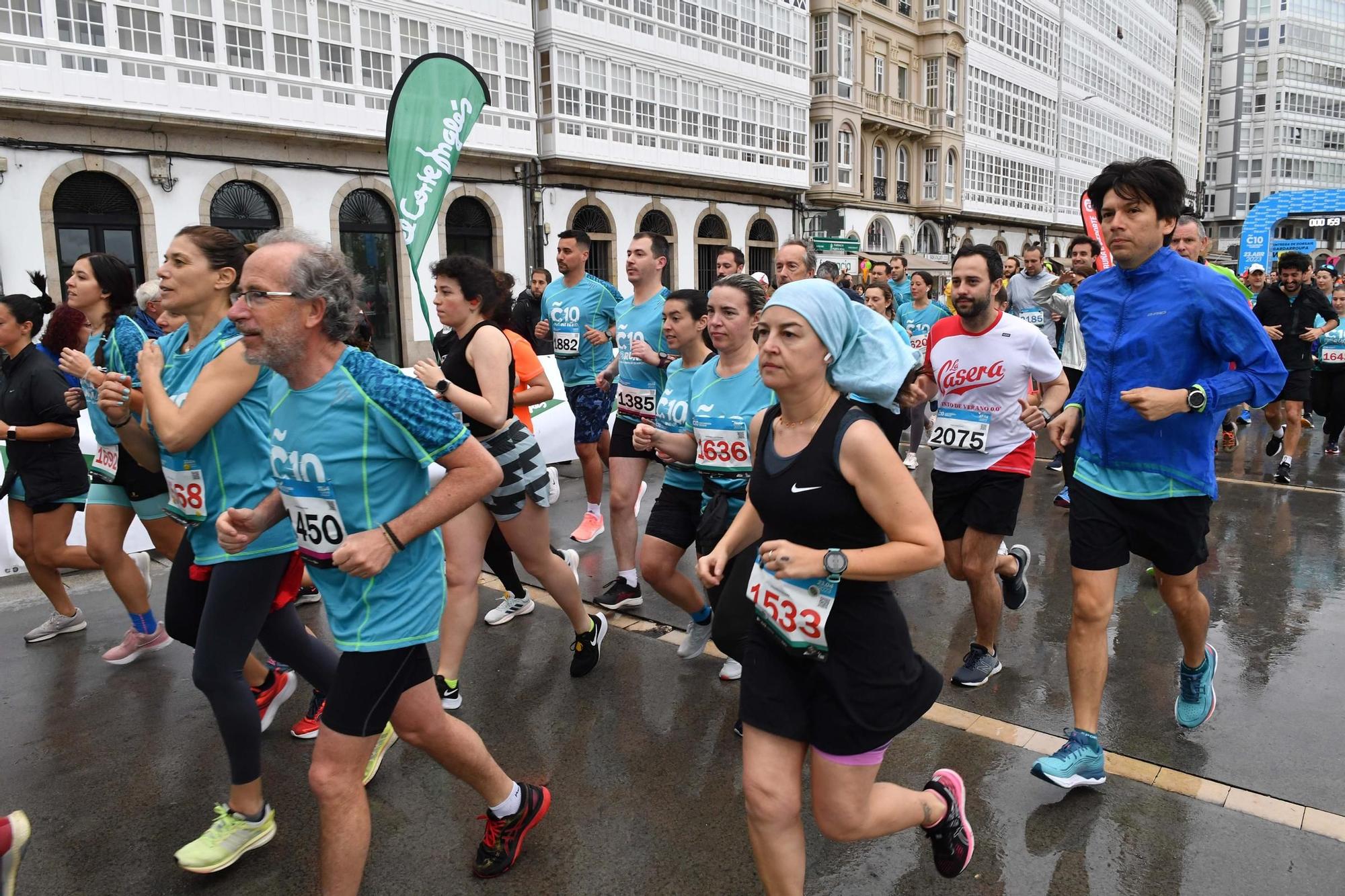 Carrera popular Coruña10: 2.186 corredores cruzaron la línea de meta