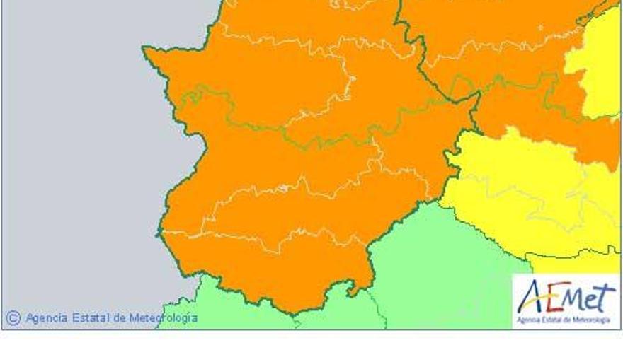 Extremadura se encuentra en alerta por fuertes vientos