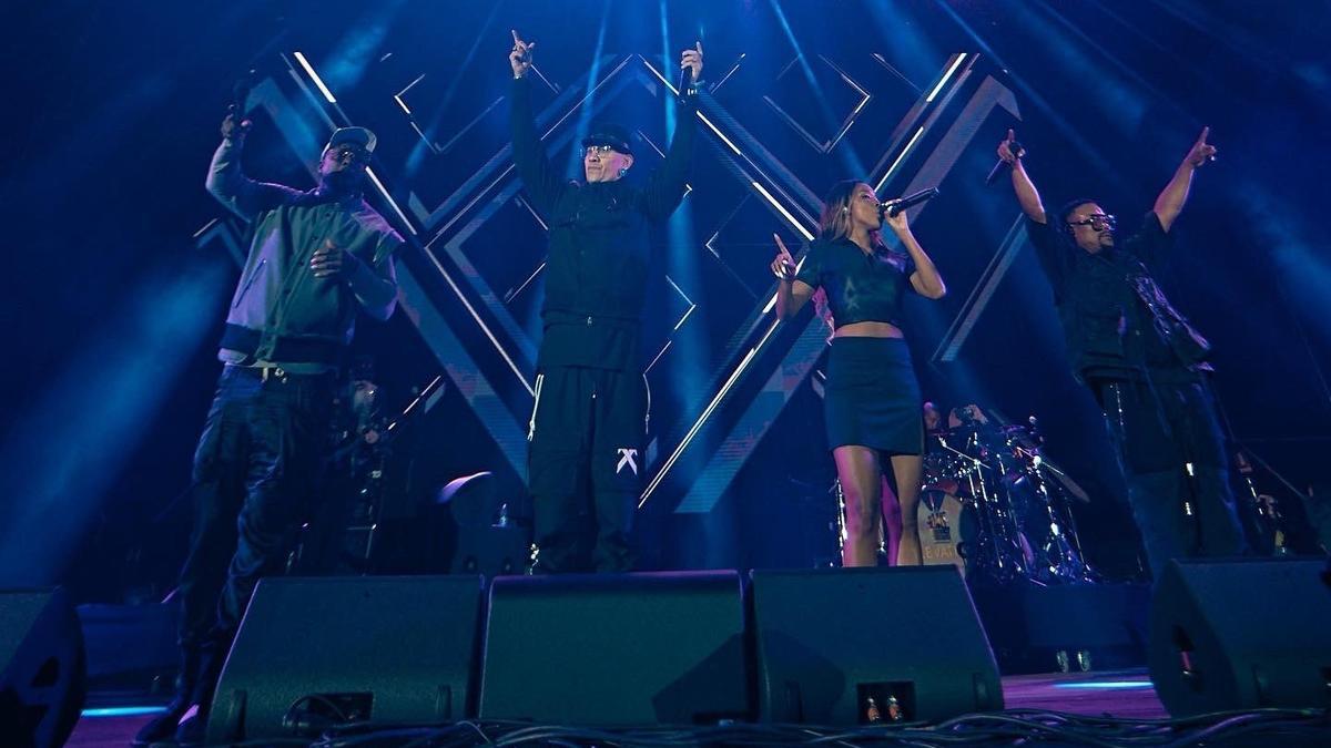 Black Eyed Peas bei ihrem Auftritt beim Mallorca Live Festival 2023