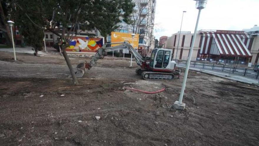 Las obras del jardín La Concordia arrancan con dos semanas de retraso