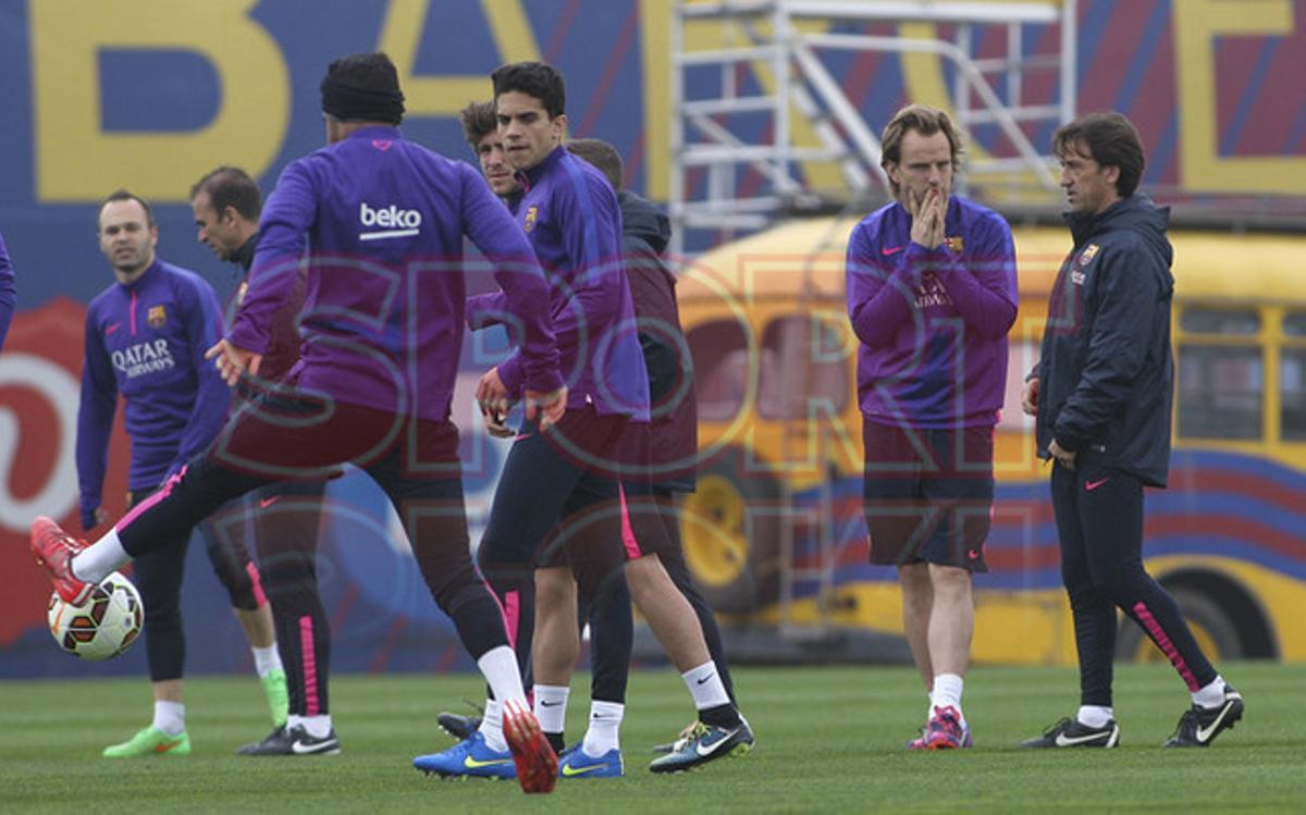 Entreno del FC Barcelona antes del clásico Entreno del FC Barcelona antes del clásico