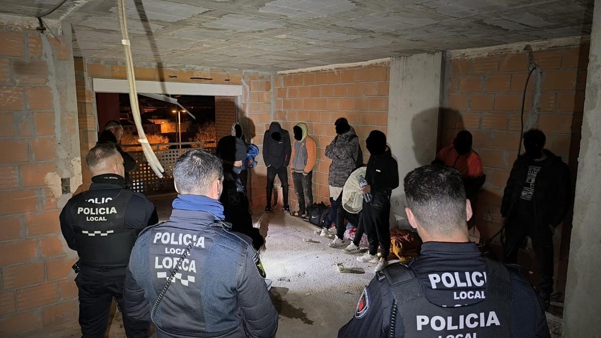 Imagen de archivo de una operación policial en Lorca.