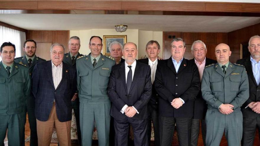 De Lorenzo, con la Hermandad de Amigos de la Guardia Civil