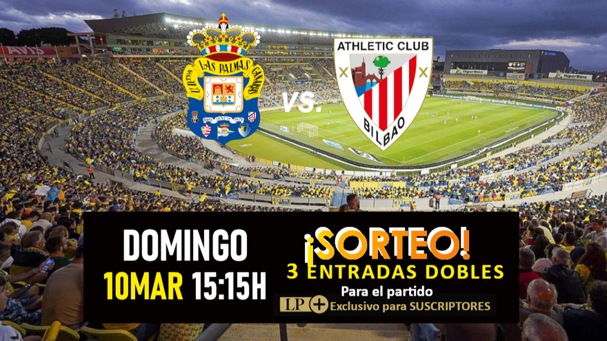 Concurso Sorteo de Entradas para el partido UD Las Palmas vs Athletic ...