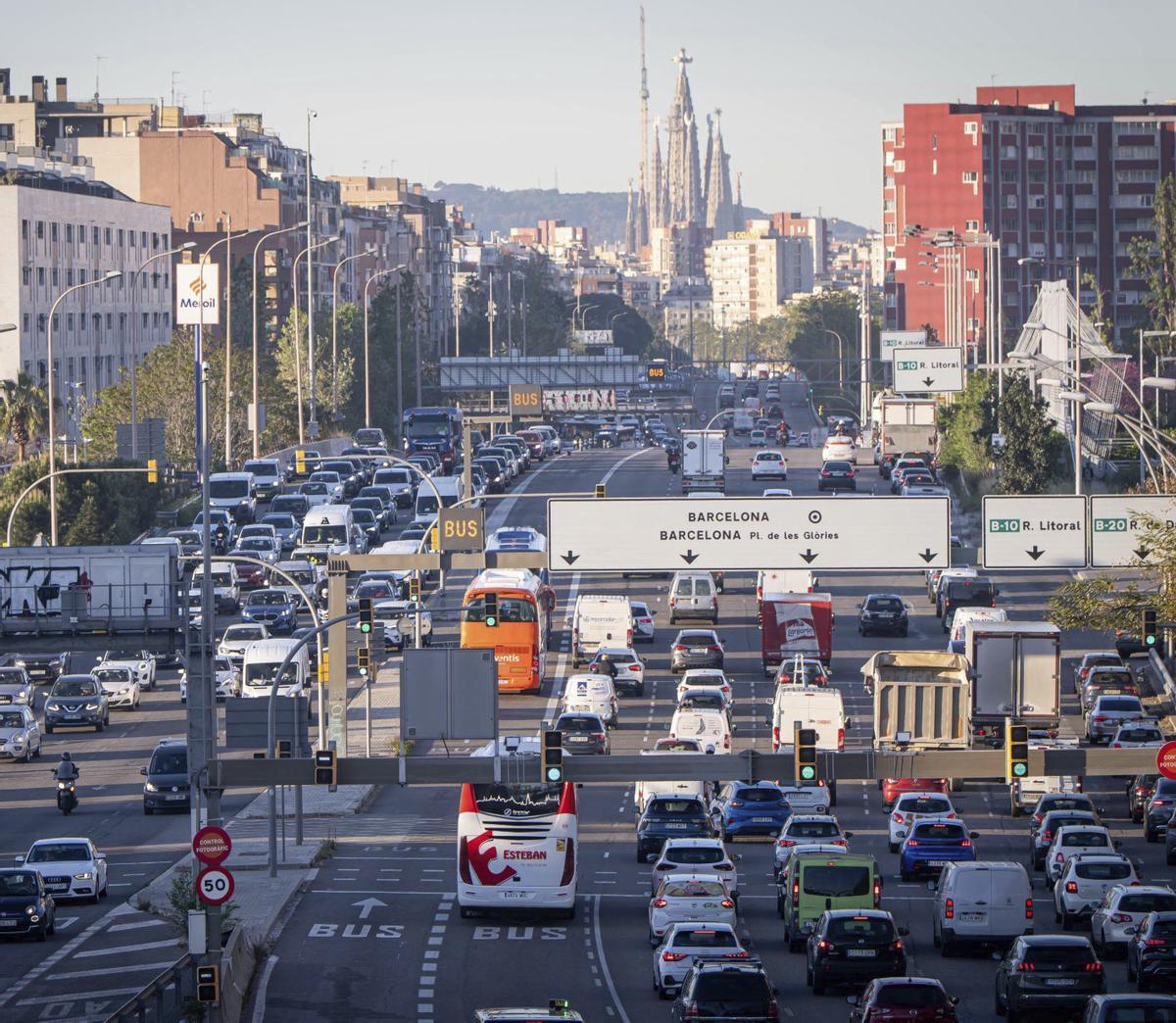 L’ús del cotxe a l’àrea de Barcelona s’estanca en nivells de prepandèmia