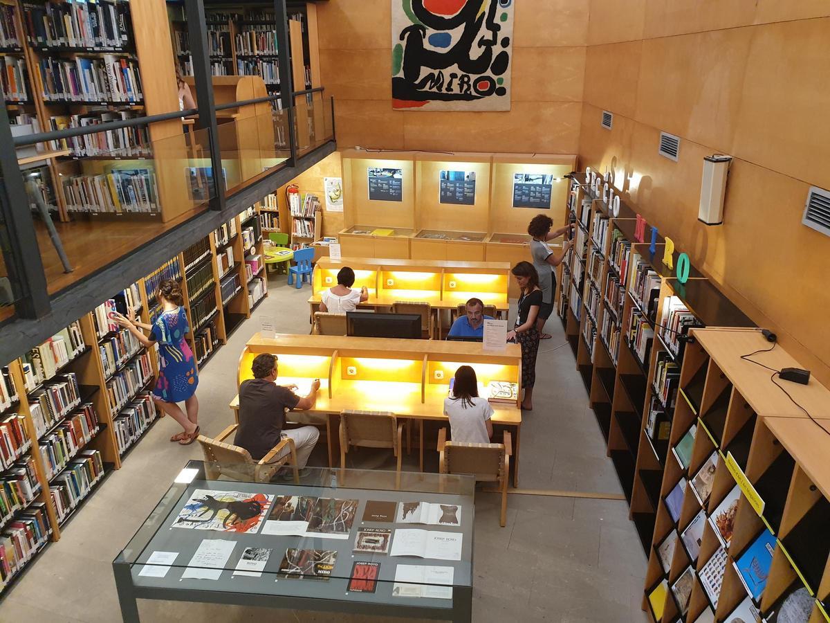 Biblioteca Pilar Juncosa de la Fundació Miró Mallorca.