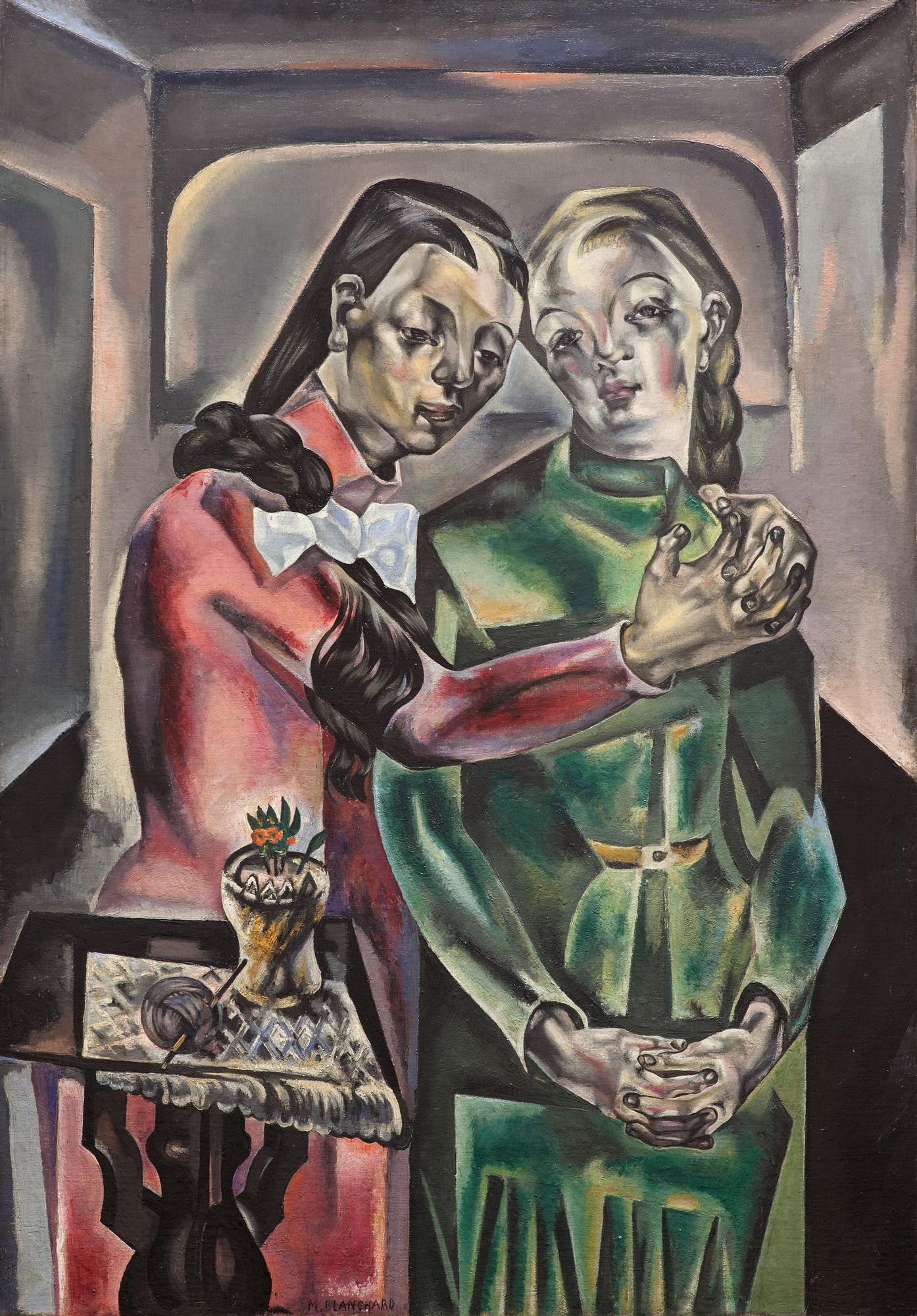 "Las dos hermanas", Maria Blanchard (1921)