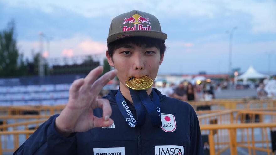 Sorato Anraku, oro de boulder en la World Climbing Series: 