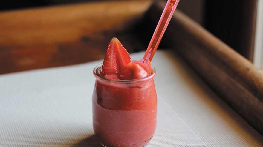 Mousse de fresas