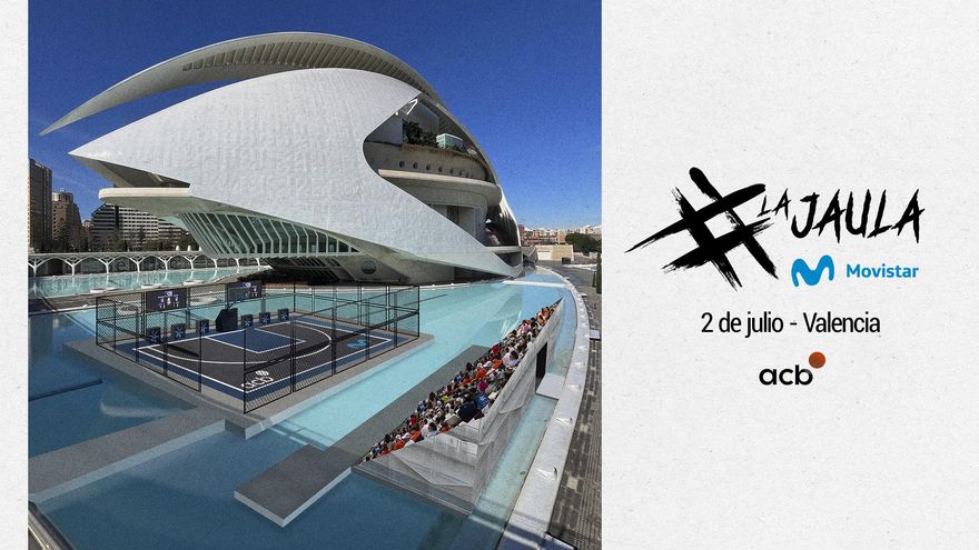 Así será La Jaula Movistar en el 3x3 de València