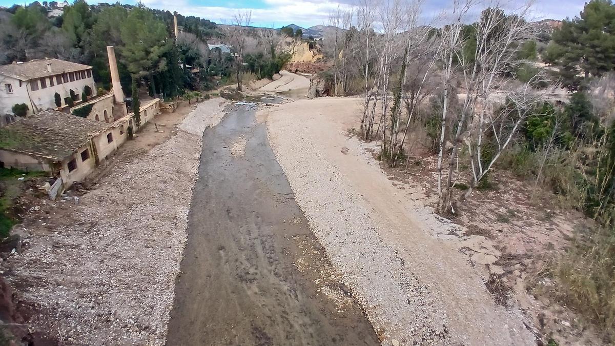 Río Bunyol a su paso por Alborache