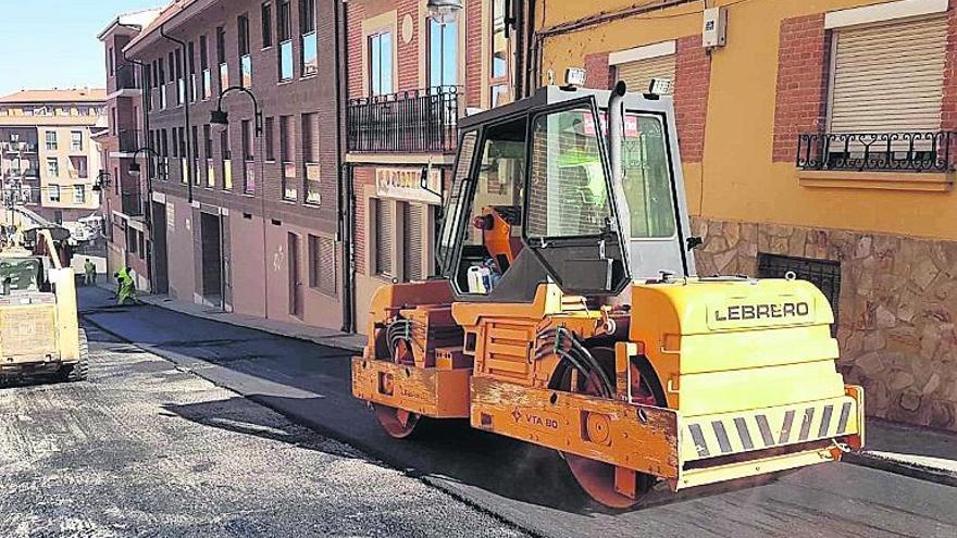 La pavimentación de calles finalizará la próxima semana si sigue el buen tiempo