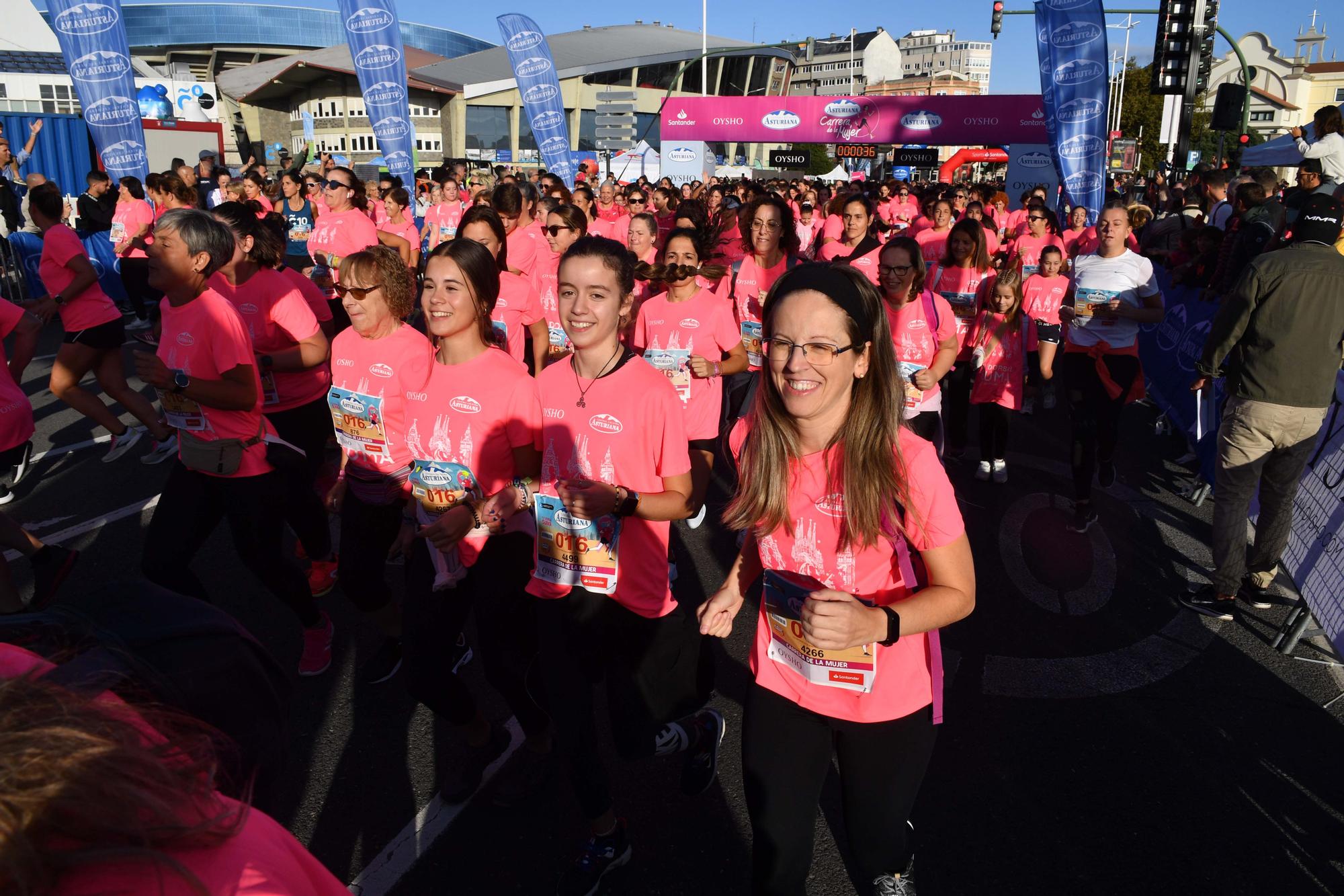 Una nueva edición de la carrera de la mujer de A Coruña