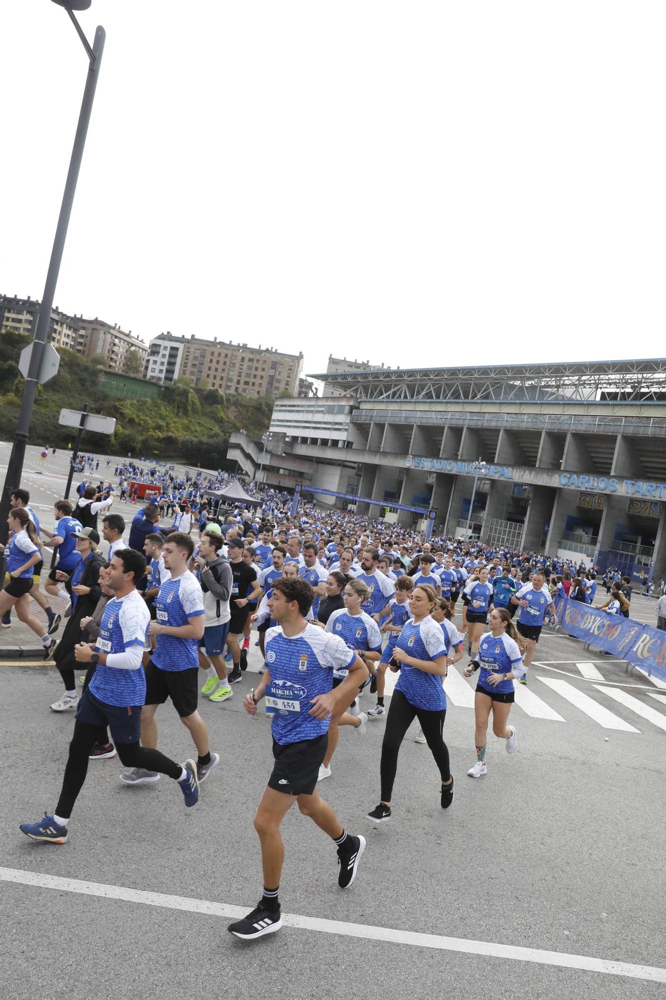 EN IMÁGENES: Así ha sido la carrera por el centenario del Real Oviedo