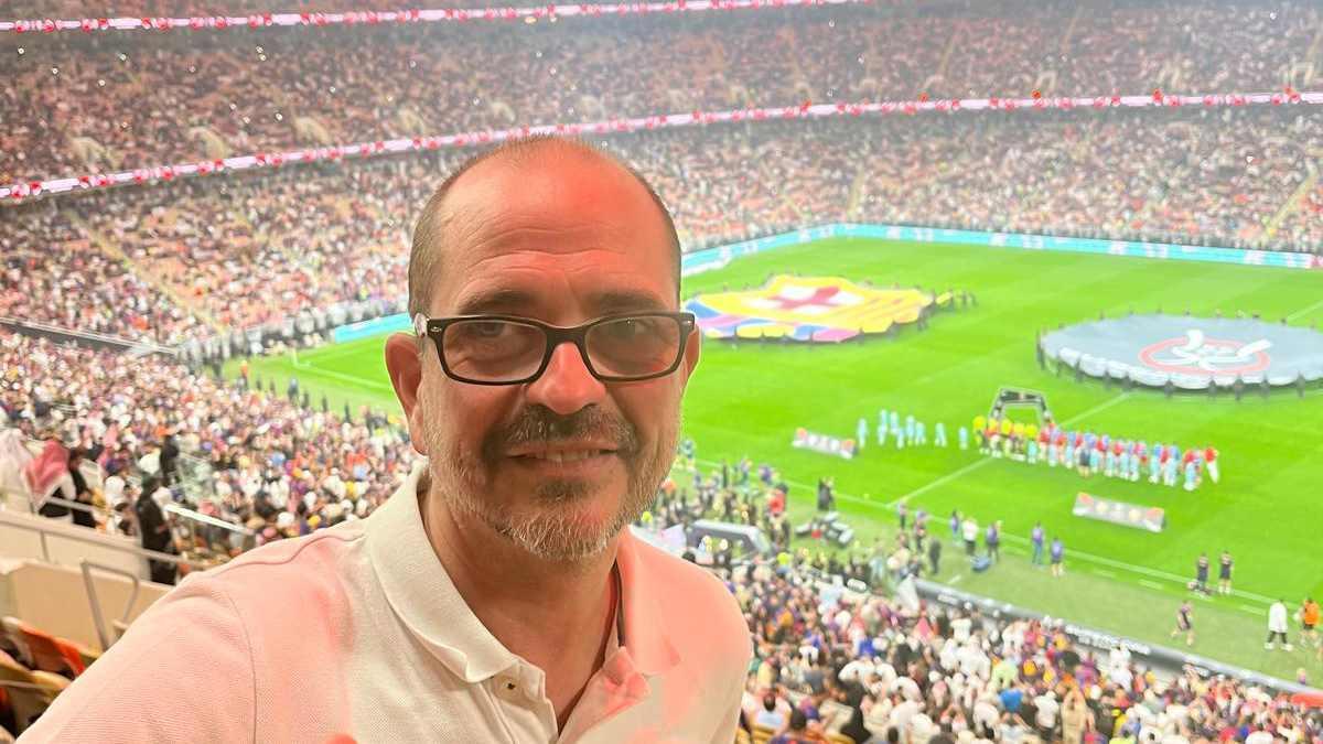 Jordi Farré, en el estadio King Abdullah de Jeddah