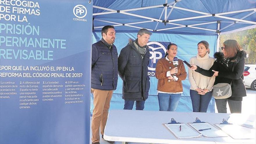 El pp pide firmas para la prisión permanente revisable