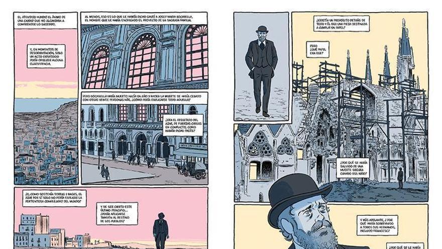 Gaudí se multiplica en novelas, cómics y biografías para conmemorar el centenario de su muerte