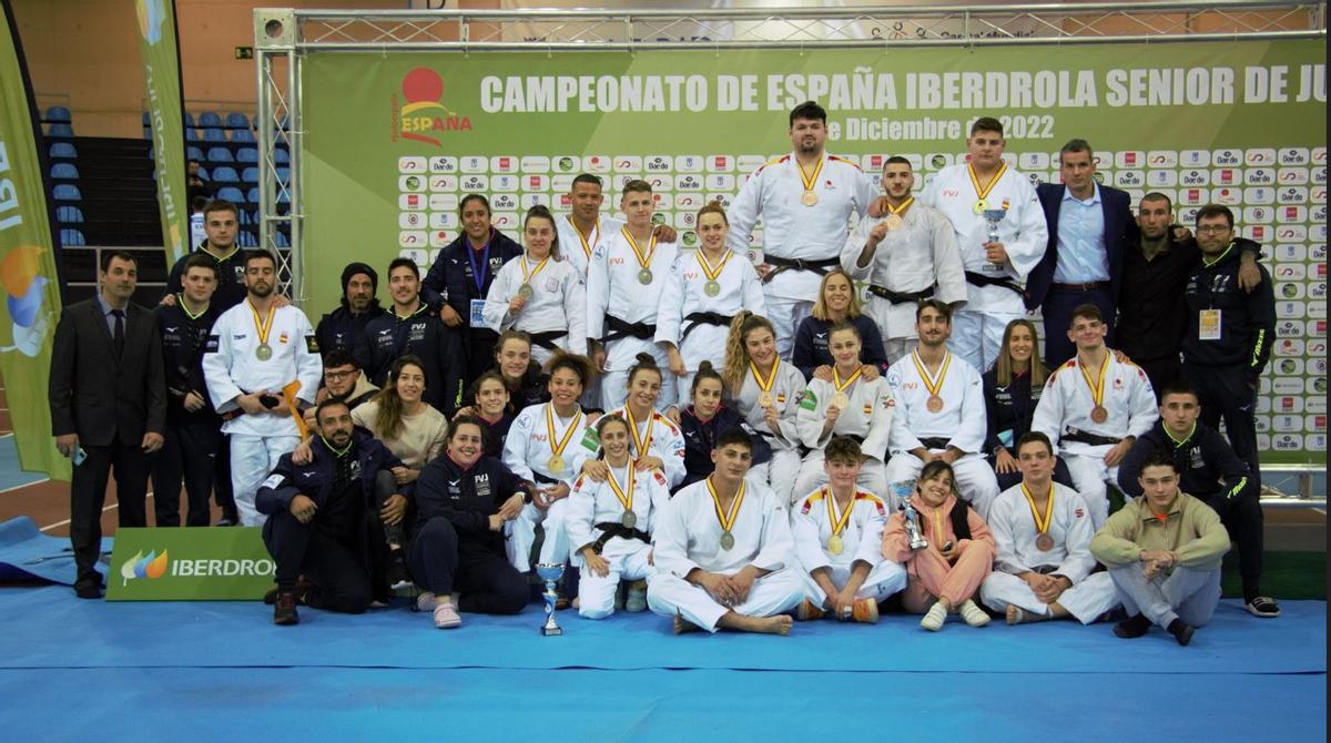 Gran representación del judo valenciano en el Nacional