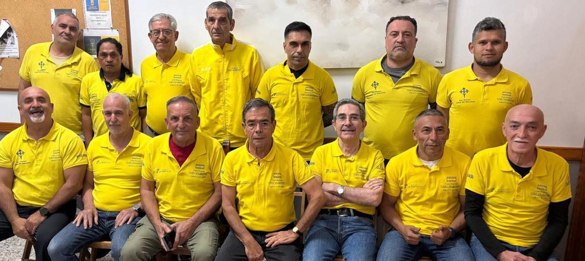 Formación de Los Canariones Andamios Padrón, campeón de la máxima categoría de la Liga Insular.  | LP/DLP