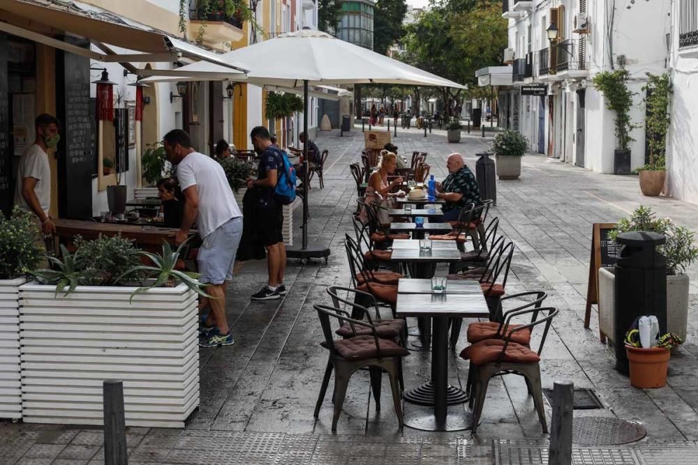 Comercios y restaurantes de Ibiza temen la pérdida de clientes