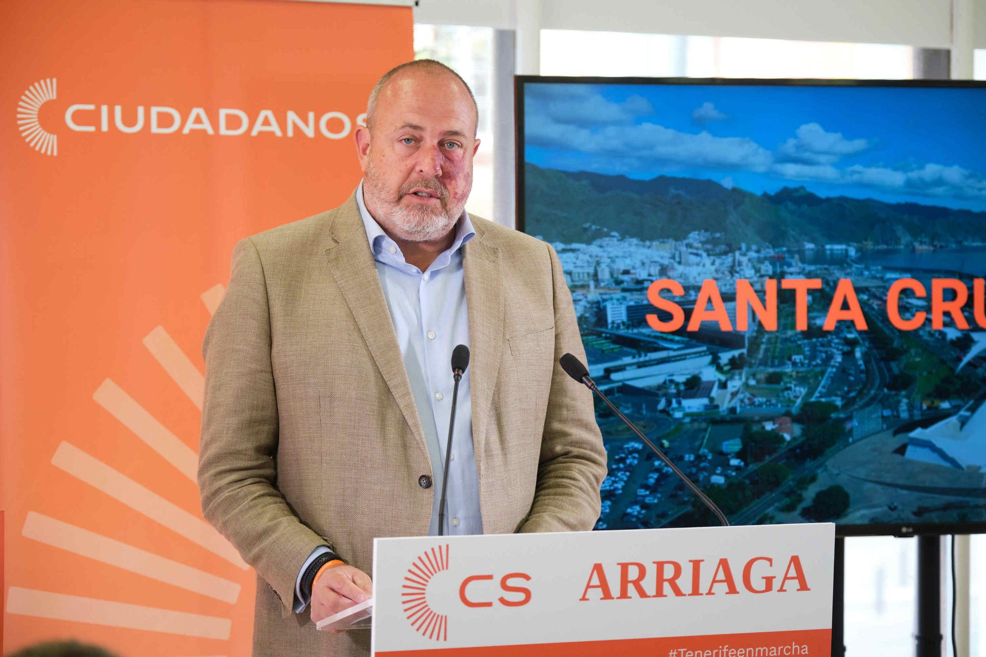 Arriaga presenta su programa electoral como candidato a la alcadía de Santa Cruz