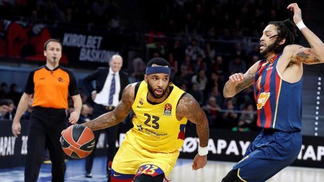 Una imagen del Baskonia - Barça.