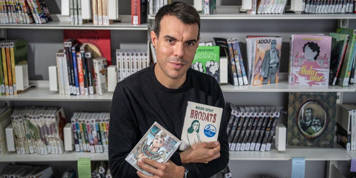 David Fernández de Arriba, professor: "Els nois no llegiran un assaig, però el còmic permet treballar la Guerra Civil"