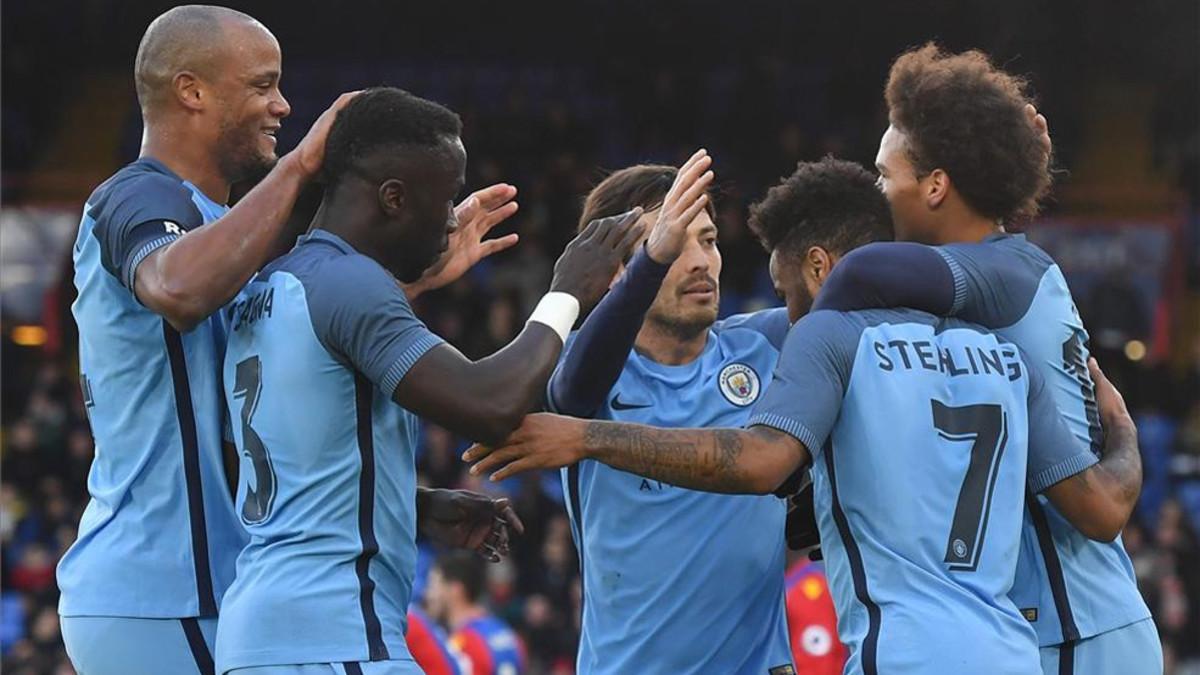 El Manchester City no tuvo piedad del Crystal Palace