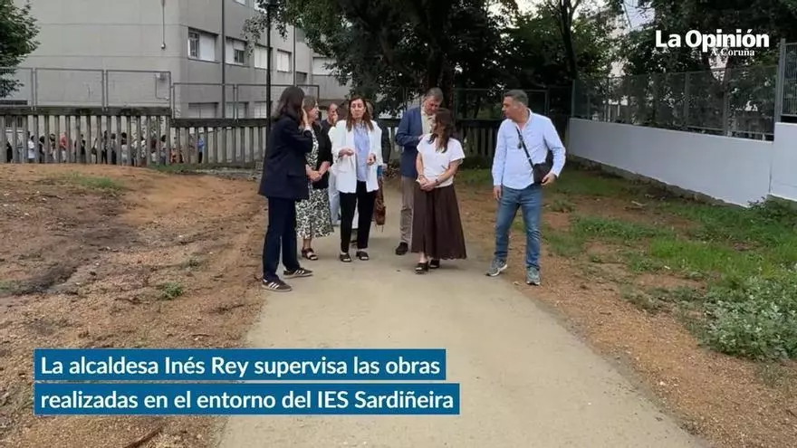 El IES Sardiñeira cuenta con nuevo acceso