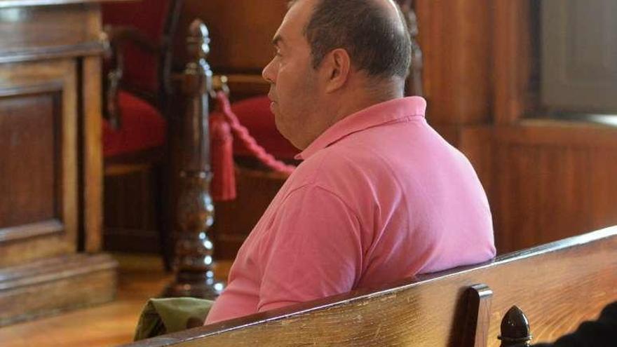 Ángel Martínez Pérez en el juicio en la Audiencia de Pontevedra en abril.