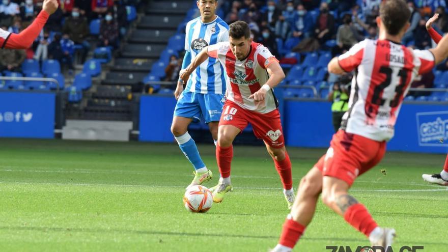 El Zamora CF encaja una digna derrota en Riazor