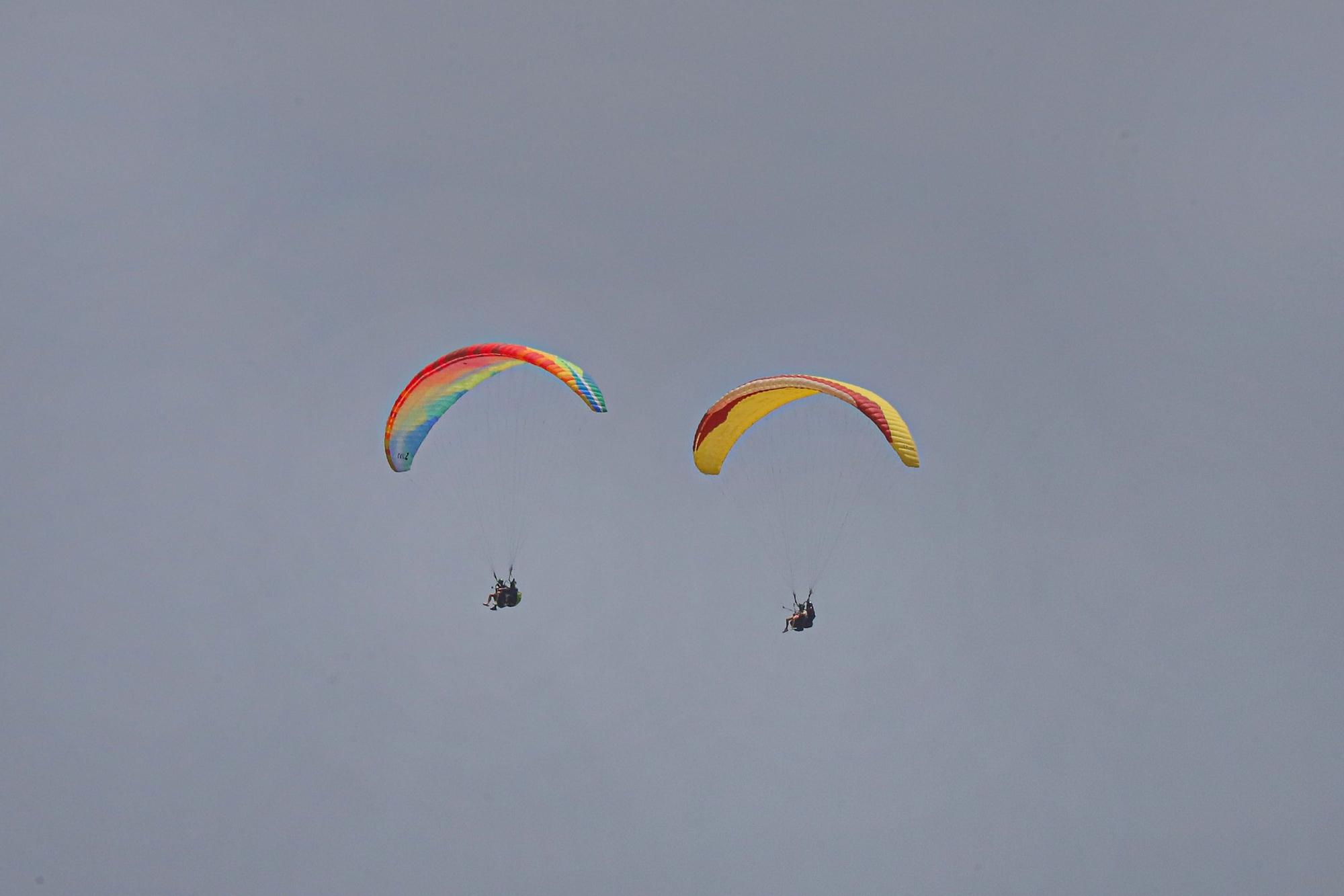 Lanzamiento en parapente en Santa Pola