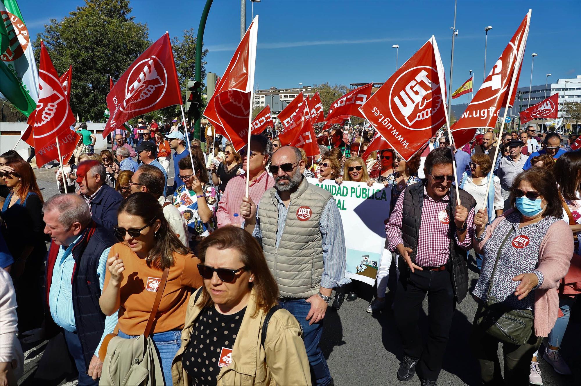 Manifestación en defensa de la sanidad pública