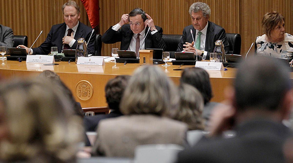 Primera part de la compareixença de Draghi al Congrés, aquest dimarts