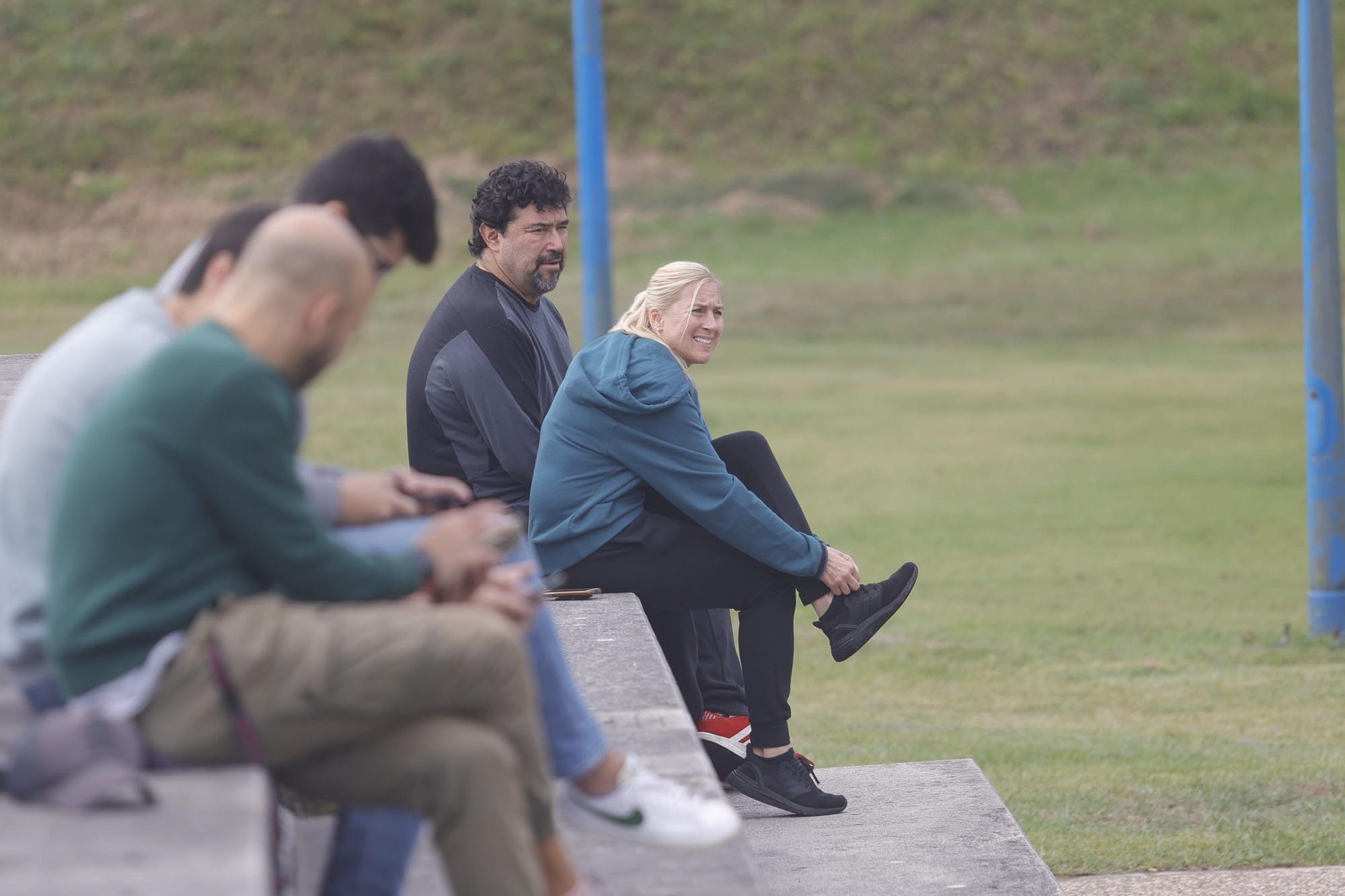 Las imágenes del entrenamiento del Oviedo