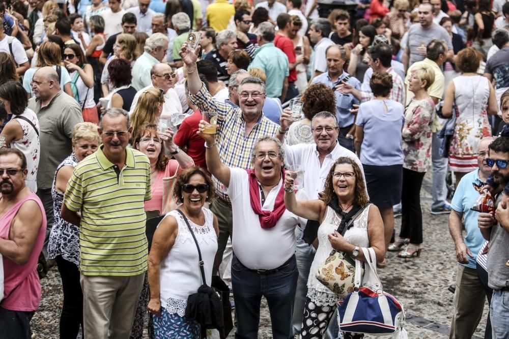 Gran fiesta de la sidra en Gijón