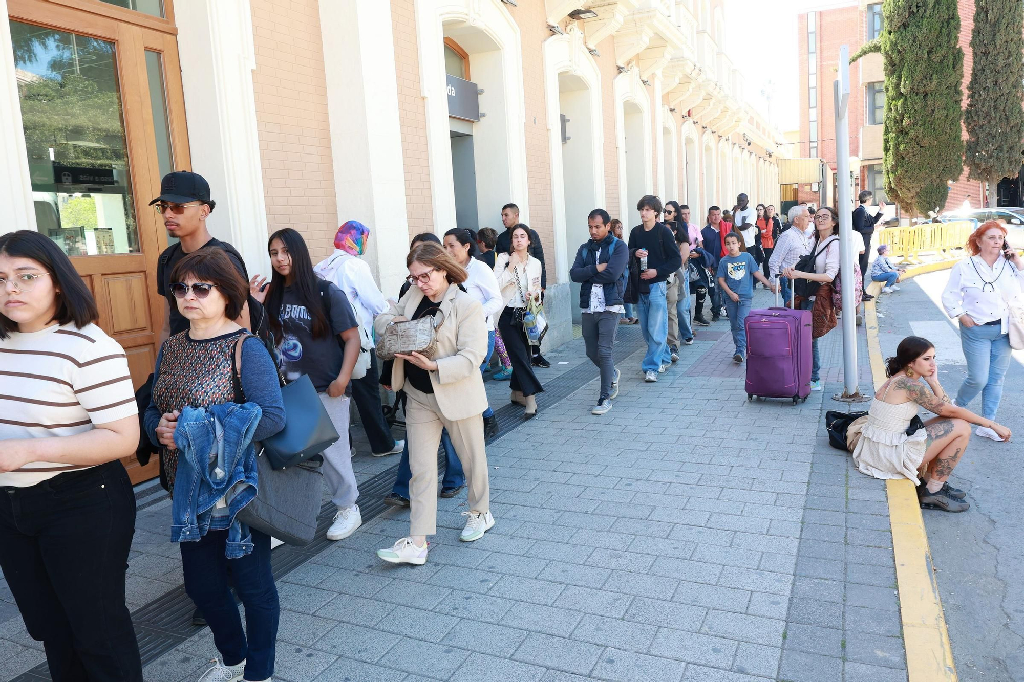 El caos que dejó el apagón eléctrico este lunes por las calles de Murcia, en imágenes